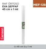 RAF ÖRTÜSÜ EVA ŞEFFAF 45 CM*1 MT