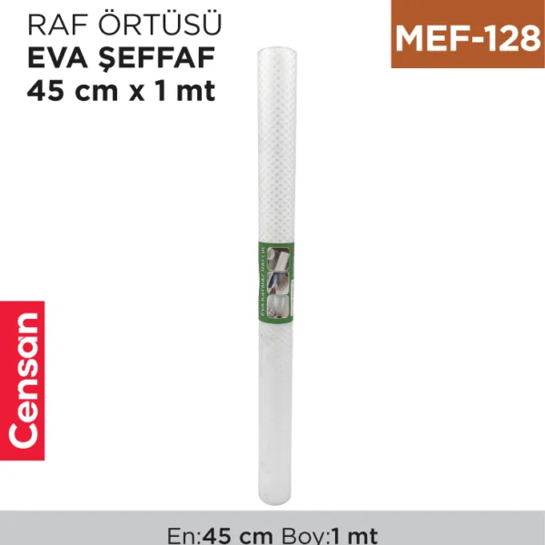 RAF ÖRTÜSÜ EVA ŞEFFAF 45 CM*1 MT