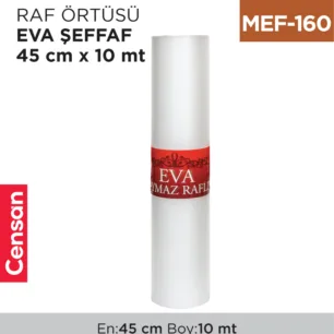 RAF ÖRTÜSÜ EVA ŞEFFAF 45 CM*10 MT