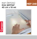 RAF ÖRTÜSÜ EVA SİLVER ŞEFFAF EKO 45 CM*10 MT