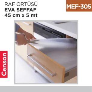 RAF ÖRTÜSÜ EVA ŞEFFAF 45 CM *5 MT