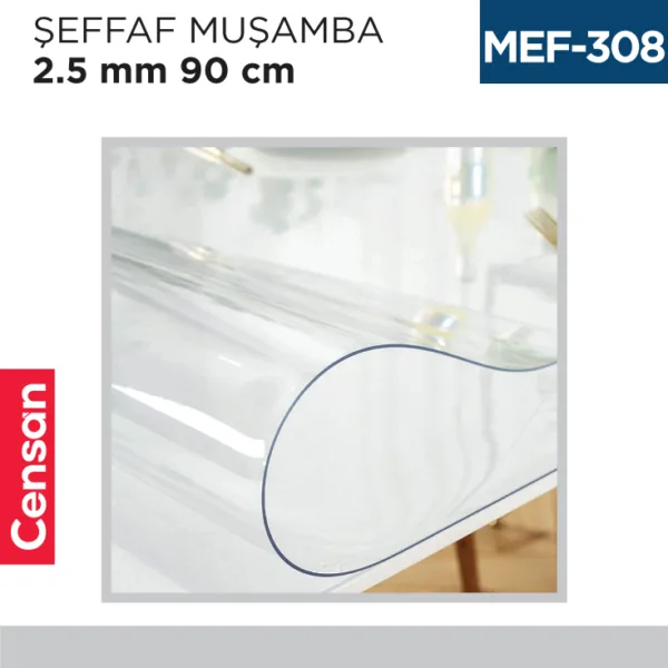 ŞEFFAF MUŞAMBA 2.5 MM 90 CM (EN)