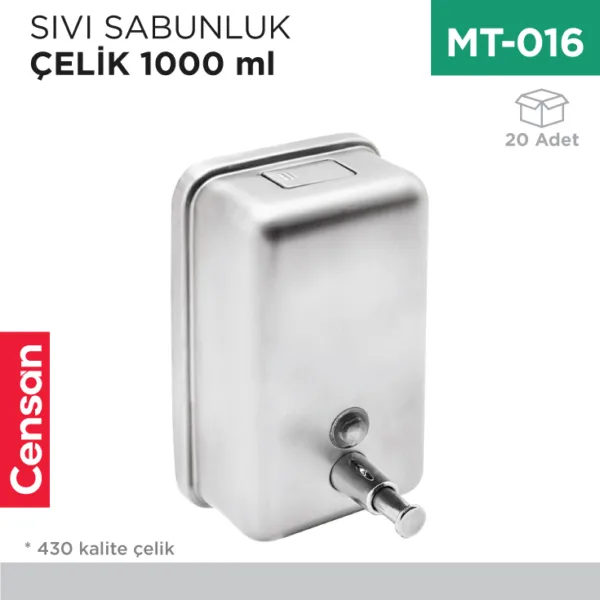 SIVI SABUNLUK ÇELİK 1000 ML (7254M)