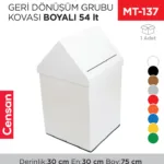 GERİ DÖNÜŞÜM GRUBU KOVASI BOYALI 54 LT (1315)