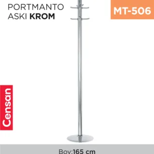 PORTMANTO ASKI DEKORATİF KROM (1902)