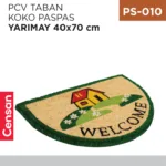 PVC TABAN KOKO PASPAS 40 CM*70 CM (YARIMAY)