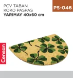 PVC TABAN KOKO PASPAS 40 CM*60 CM (YARIMAY)