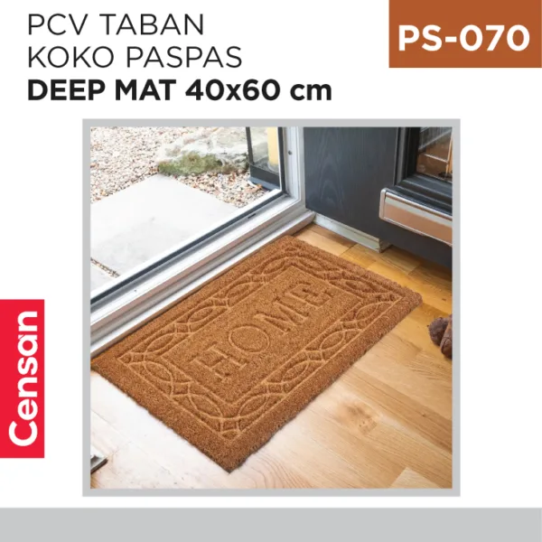 PVC TABAN KOKO PASPAS 40 CM*60 CM (DEEP MAT)