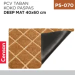 PVC TABAN KOKO PASPAS 40 CM*60 CM (DEEP MAT)