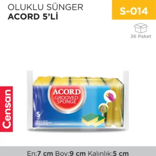 OLUKLU SÜNGER ACORD 5Lİ (521)