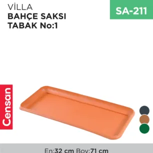 VİLLA BAHÇE SAKSI TABAK NO:1