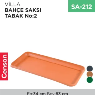 VİLLA BAHÇE SAKSI TABAK NO:2