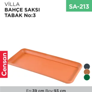 VİLLA BAHÇE SAKSI TABAK NO:3