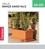 VİLLA BAHÇE SAKSI NO:2 TABAKSIZ (62 LT)