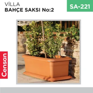 VİLLA BAHÇE SAKSI NO:2 TABAKSIZ (62 LT)