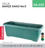 VİLLA BAHÇE SAKSI NO:3 TABAKSIZ (95 LT)