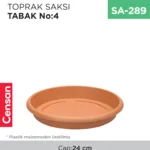 TOPRAK SAKSI TABAK NO:4 (ÇAP:24 CM)