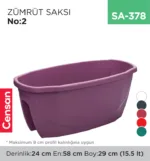 ZÜMRÜT SAKSI NO:2 (15.5 LT) (ZS 02)