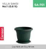 VİLLA SAKSI NO:1 (0.6 LT) (V501)