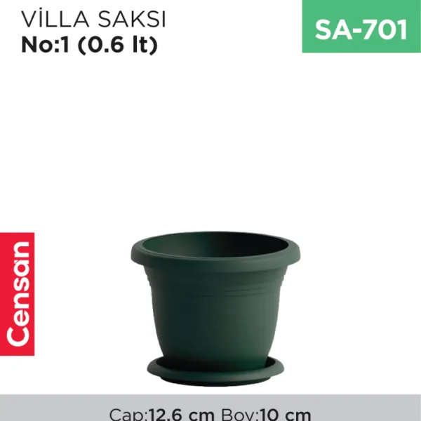 VİLLA SAKSI NO:1 (0.6 LT) (V501)