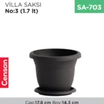 VİLLA SAKSI NO:3 TABAKSIZ (1.7 LT) (V503)
