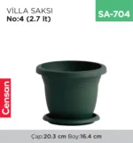 VİLLA SAKSI NO:4 TABAKSIZ (2.7 LT) (V504)