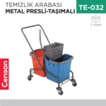 TEMİZLİK ARABASI METAL PRESLİ-TAŞIMALI (CK755)