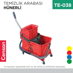 TEMİZLİK ARABASI HÜNERLİ (HTS730)