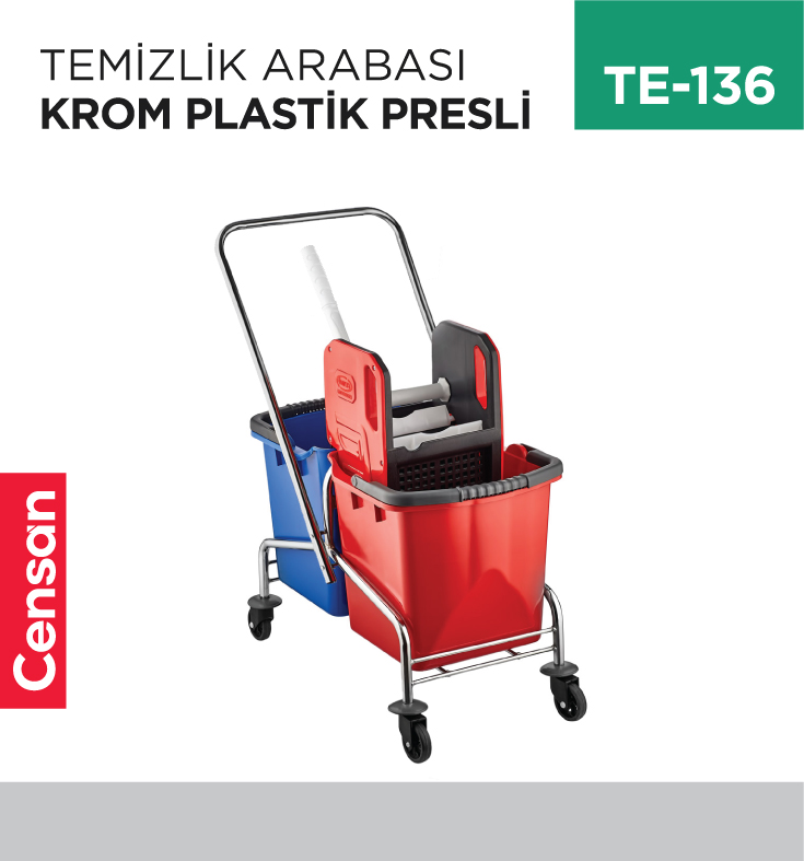TE-136_496da5e6c8bc315eeef5b72b1e773120 TEMİZLİK ARABASI KROM PLASTİK PRESLİ (CK753)