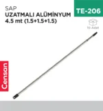 SAP UZATMALI ALÜMİNYUM 4.5 MT (1.5+1.5+1.5)