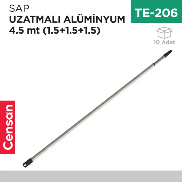 SAP UZATMALI ALÜMİNYUM 4.5 MT (1.5+1.5+1.5)