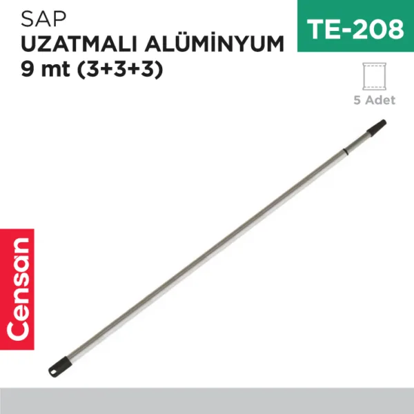 SAP UZATMALI ALÜMİNYUM 9 MT (3+3+3)