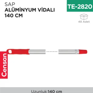 SAP ALÜMİNYUM VİDALI ELOKSAVLI 140 CM (AEV293)