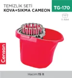 TEMİZLİK SETİ KOVA+SIKMA CAMEON (TP-665)