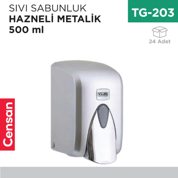 SIVI SABUNLUK HAZNELİ M.GRİ 500 ML (S5C)