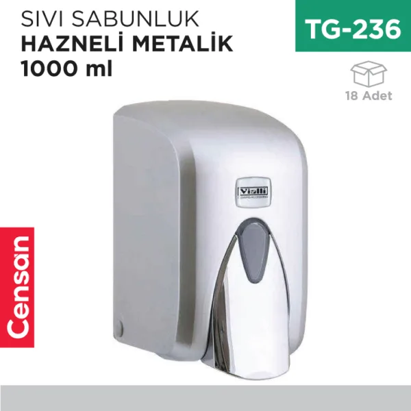 SIVI SABUNLUK HAZNELİ M.GRİ 1000 ML (S6C)
