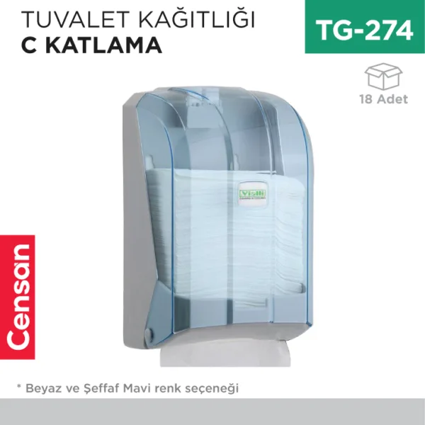 TUVALET KAĞITLIĞI C KATLAMA (K6-K6T)