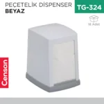 PEÇETELİK DİSPENSER BEYAZ VİALLİ (NP100)