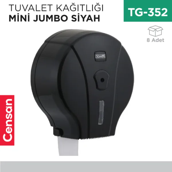 TUVALET KAĞITLIĞI MİNİ JUMBO SİYAH (MJ1B)
