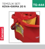 TEMİZLİK SETİ KOVA+SIKMA 20 LT (UP 610)