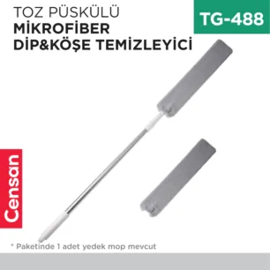TOZ PÜSKÜLÜ MİKROFİBER DİP&amp;KÖŞE TEMİZLEYİCİ (362)