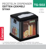 PEÇETELİK DİSPENSER SİYAH (NG11B)