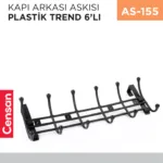 KAPI ARKASI ASKISI PLASTİK TREND 6LI (PKA06)