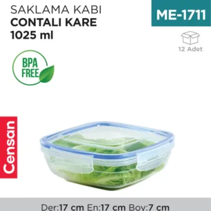 CONTALI KARE SAKLAMA KABI 1025 ML(30404)