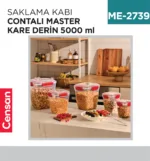 SAKLAMA KABI CONTALI MASTER KARE DERİN 5000 ML (30835)