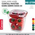 SAKLAMA KABI CONTALI MASTER KARE DERİN 5000 ML (30835)