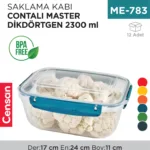 SAKLAMA KABI CONTALI MASTER DİKDÖRTGEN 2300 ML (30814)
