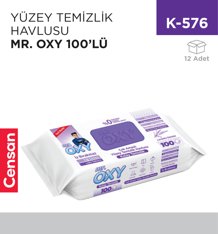 K-576_1b1af0d2f9bc0ed81f8d57298de75324 YÜZEY TEMİZLİK HAVLUSU MR.OXY 100LÜ