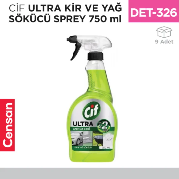 CİF ULTRA KİR VE YAĞ SÖKÜCÜ SPREY 750 ML