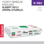 YER TEMİZLİK HAVLUSU SLEEPY 50Lİ (MOPA UYUMLU)